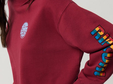 Sg Heritage Oversized Fleece - Plum  Sweat van Rip Curl | SHAKA