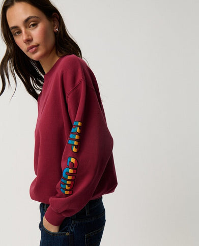 Sg Heritage Oversized Fleece - Plum  Sweat van Rip Curl | SHAKA