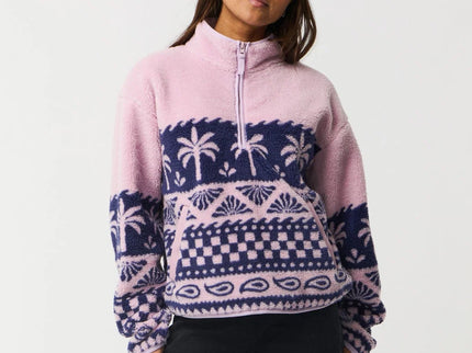 Bossa Nova 1/4 Zip Polarfleece - Lilac