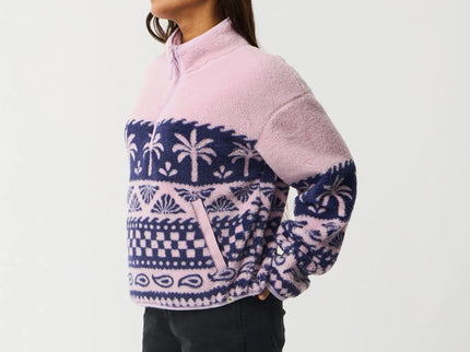 Bossa Nova 1/4 Zip Polarfleece - Lilac