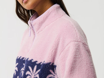 Bossa Nova 1/4 Zip Polarfleece - Lilac