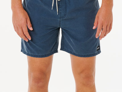 Offset Washed Volley - Navy