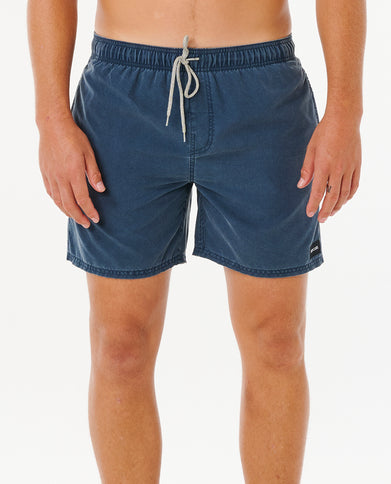 Offset Washed Volley - Navy