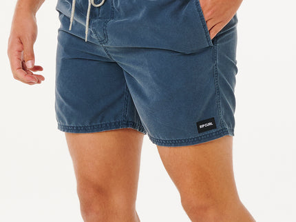 Offset Washed Volley - Navy