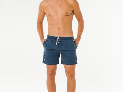 Offset Washed Volley - Navy