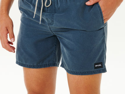 Offset Washed Volley - Navy