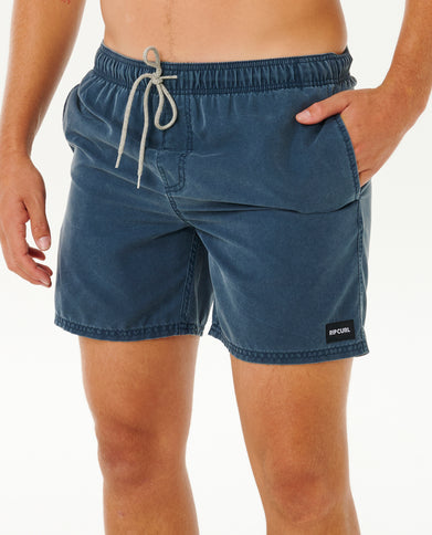 Offset Washed Volley - Navy