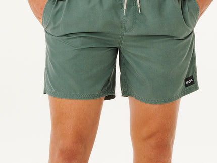 Offset Washed Volley - Moss