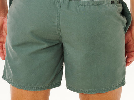 Offset Washed Volley - Moss