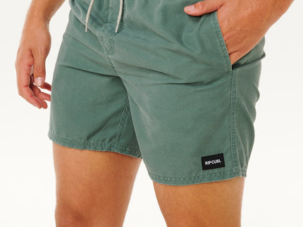 Offset Washed Volley - Moss