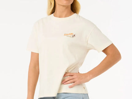 Cala Vadella Relaxed Tee - Bone