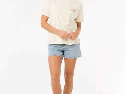 Cala Vadella Relaxed Tee - Bone