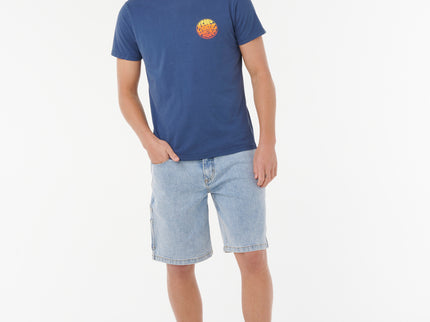 Wettie Passage Icon Tee - Light Navy