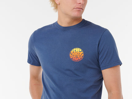 Wettie Passage Icon Tee - Light Navy