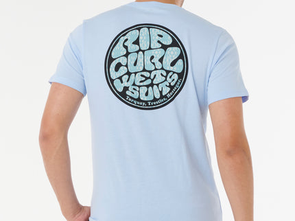 Wettie Passage Icon Tee - Blue Wind