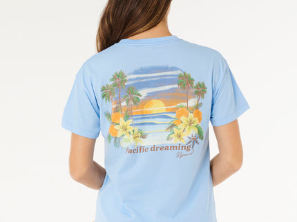 Poolside Relaxed TEE - Light Blue
