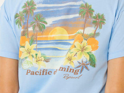 Poolside Relaxed TEE - Light Blue