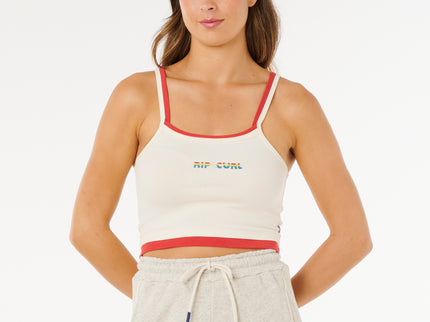 Surf Revival Layered Tank - Bone