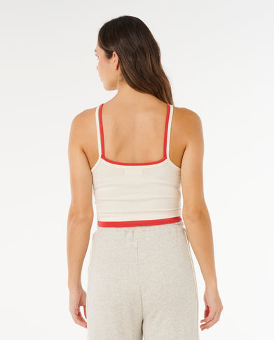 Surf Revival Layered Tank - Bone