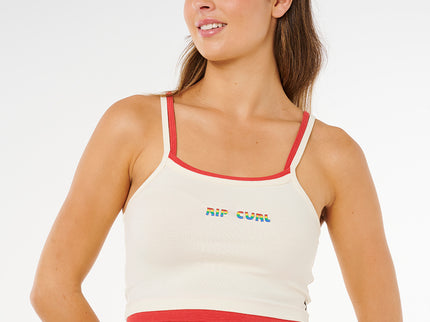 Surf Revival Layered Tank - Bone