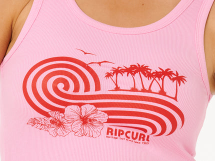 Ocean Break RIB Tank - Light Pink