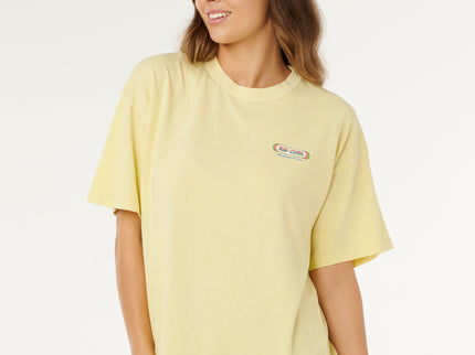 Surf Revival Heritage TEE - Pastel Yellow