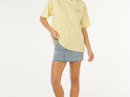Surf Revival Heritage TEE - Pastel Yellow