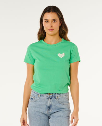 RC Heart Logos TEE - Green