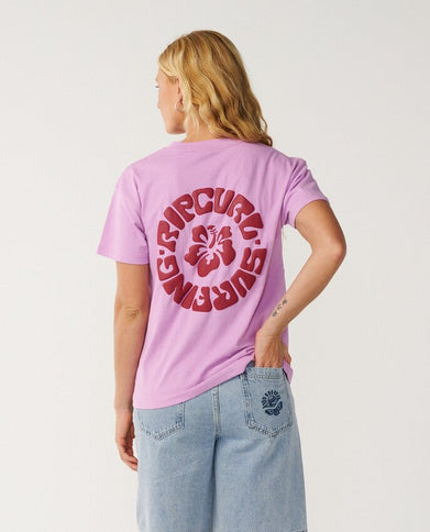 Surf Puff Party Pack Relaxed - Bright Lilac  T-Shirt van Rip Curl | SHAKA