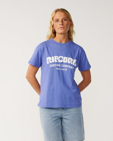 Surf Puff Party Pack Relaxed - Mid Blue  T-Shirt van Rip Curl | SHAKA