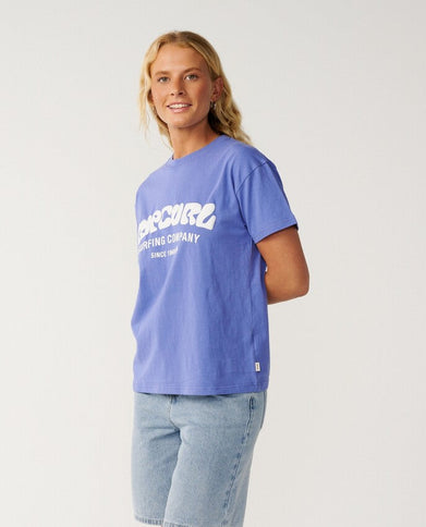 Surf Puff Party Pack Relaxed - Mid Blue  T-Shirt van Rip Curl | SHAKA