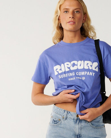 Surf Puff Party Pack Relaxed - Mid Blue  T-Shirt van Rip Curl | SHAKA