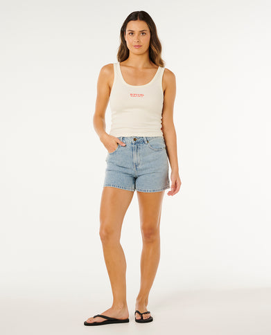 Surf Puff Party Pack Tank - Bone