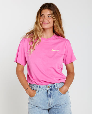 Molokai Relaxed TEE - Super Pink