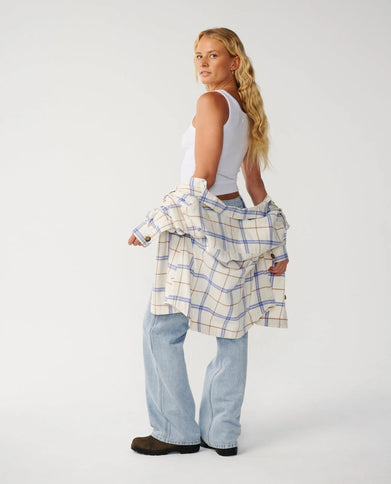 Venture Flannel Shirt - Bone