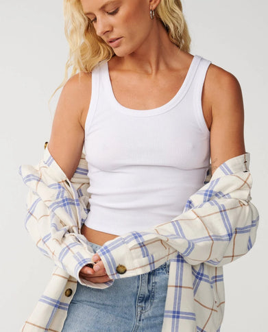 Venture Flannel Shirt - Bone