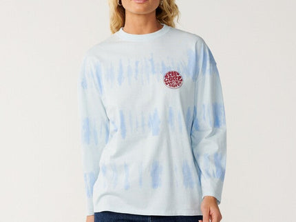 Sg Tie Dye Ls Tee - Sky Blue  T-Shirt van Rip Curl | SHAKA