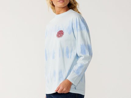 Sg Tie Dye Ls Tee - Sky Blue  T-Shirt van Rip Curl | SHAKA
