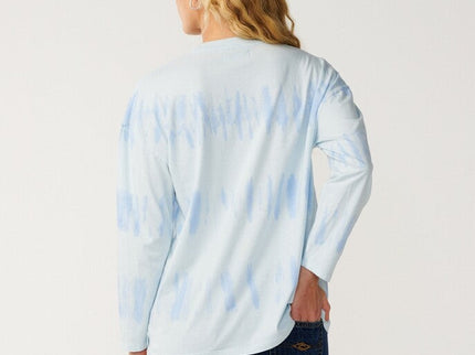 Sg Tie Dye Ls Tee - Sky Blue  T-Shirt van Rip Curl | SHAKA