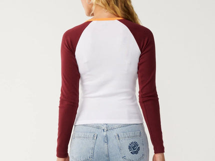 Island Dreams Raglan Ls Tee - White