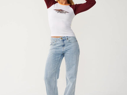 Island Dreams Raglan Ls Tee - White