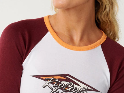 Island Dreams Raglan Ls Tee - White