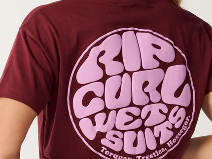 Icons Of Surf Relaxed Tee - Dark Plum