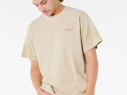 Medina Distresed Tee - Khaki Sand