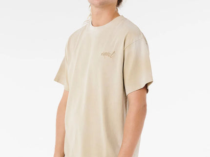 Medina Distresed Tee - Khaki Sand