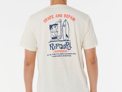 Shaper Address Tee - Bone