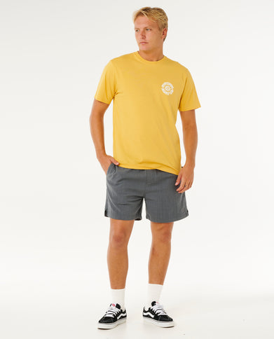 Pacific Rinse Circle TEE - Ochre
