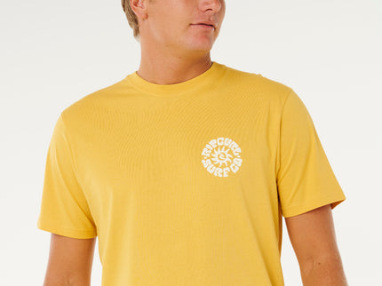 Pacific Rinse Circle TEE - Ochre