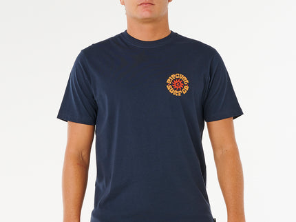 Pacific Rinse Circle TEE - Dark Navy