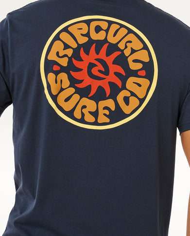 Pacific Rinse Circle TEE - Dark Navy